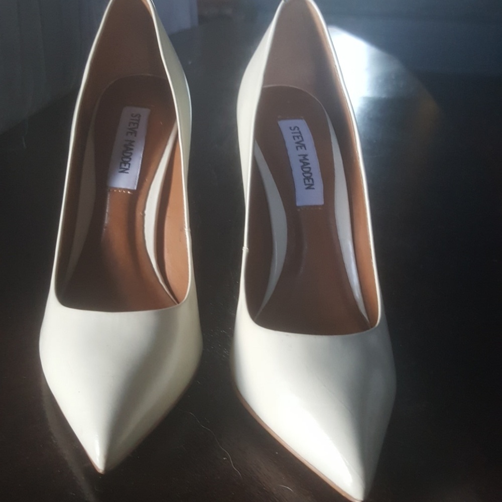 White pumps